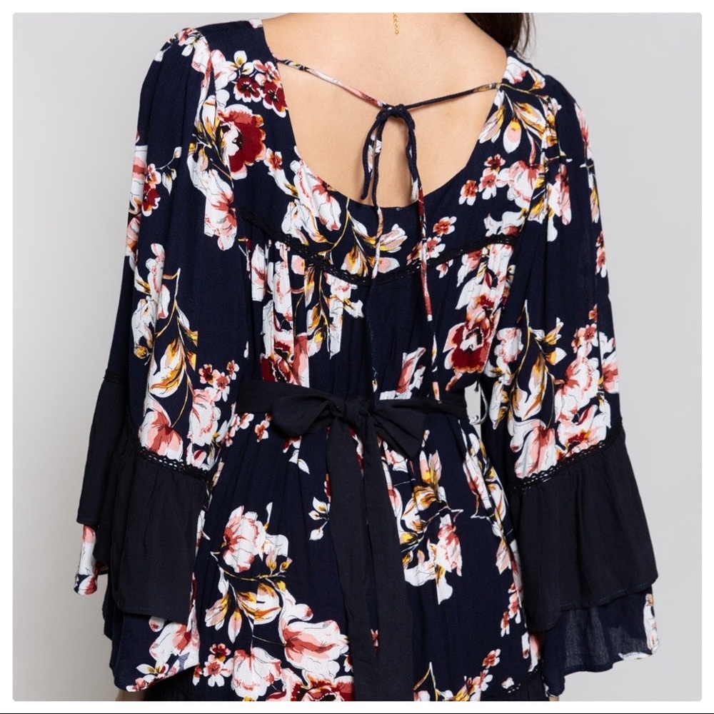 Blossom Flores Woven Bohemian Dress - Picture 6 of 10